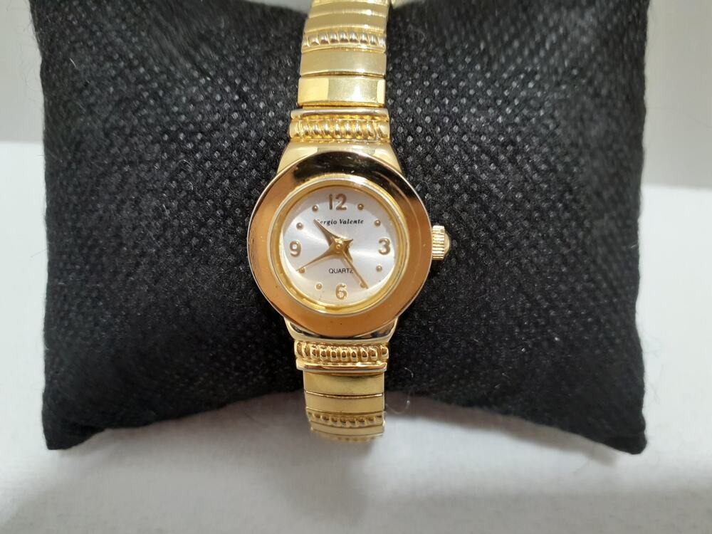 Sergio Valente Ladies Wristwatch Japan Movement Gold Tone